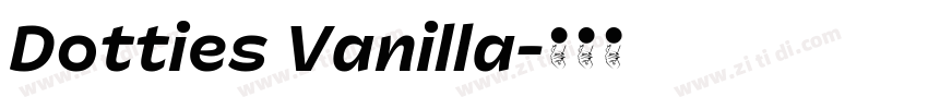 Dotties Vanilla字体转换